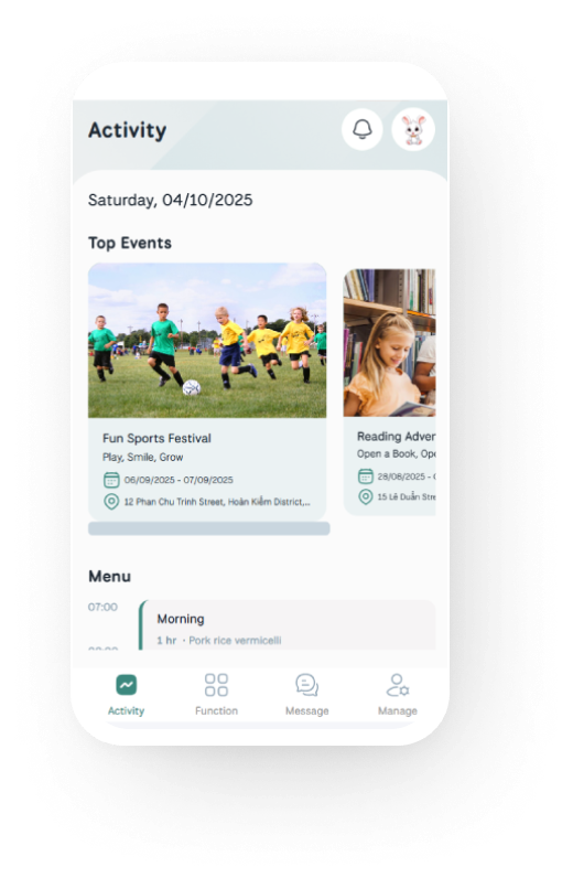 kindergerten managment system